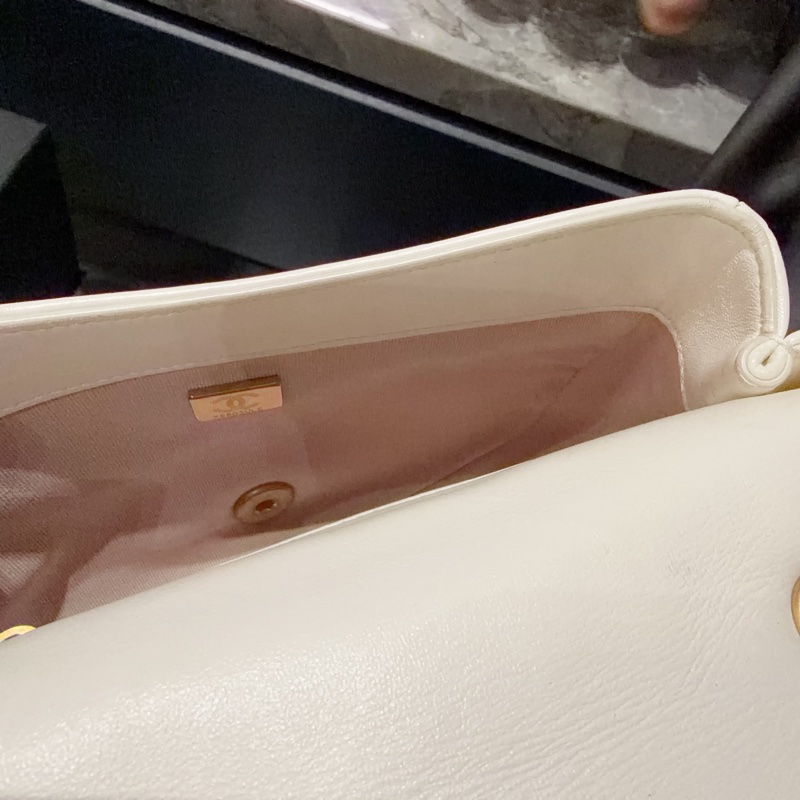 Chanel 編織皮穿鏈 肩包 手提包 95新 不易撞包-15