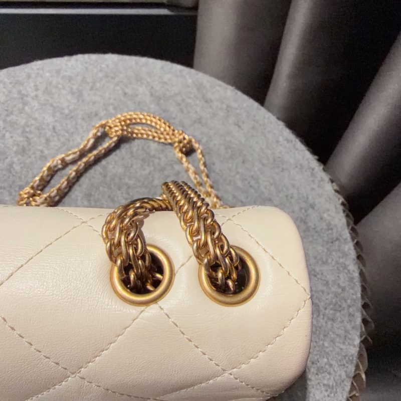 Chanel 編織皮穿鏈 肩包 手提包 95新 不易撞包-20