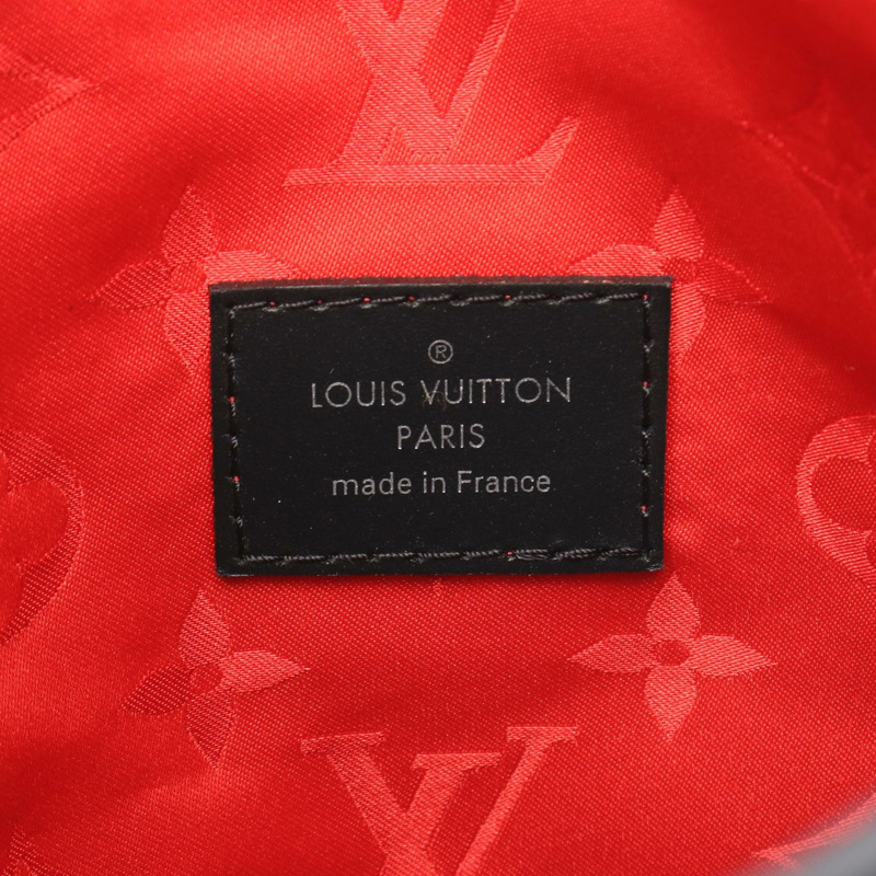 路易威登 (LOUIS VUITTON) 水桶包 PM 單肩手提包 M20352 Monogram 蕾絲皮革 黑色 二手-3