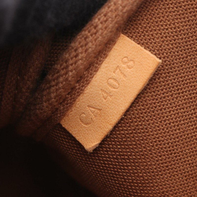 路易威登 Pochette 單肩手提包 M48615 Monogram Rose 帆布 棕色 二手-4