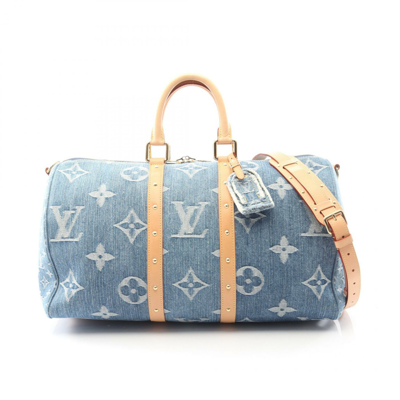 路易威登 LV Remix Keepall Bandouliere 45 手提包 M24315 Monogram 牛仔布 LV-0