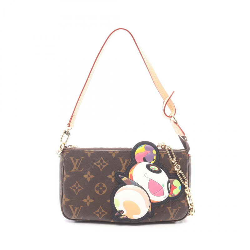 LOUIS VUITTON TM Pochette Accessoires 手提包 M13440 Monogram Panda 帆布二手-0