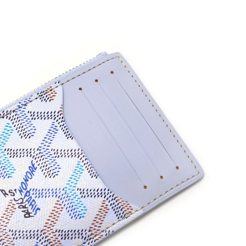 GOYARD 2026限定Bourbon Zipped拉鍊卡包 - 極地藍-2