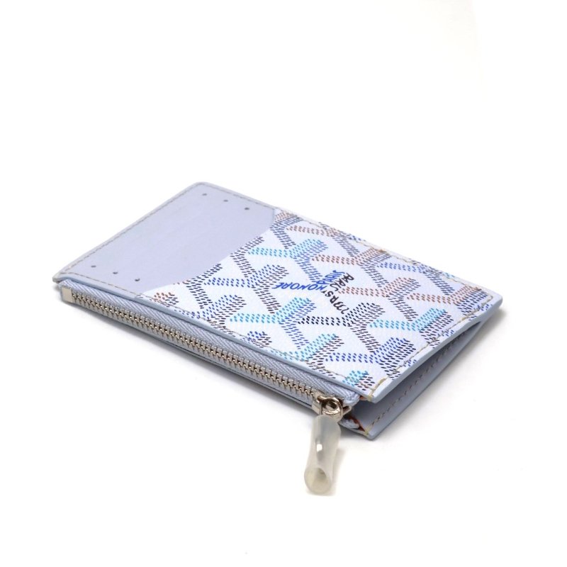 GOYARD 2026限定Bourbon Zipped拉鍊卡包 - 極地藍-3
