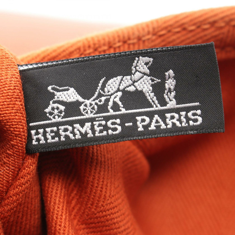 HERMES Valparaiso 中型手提包 Toile V 形帆布皮革 Potiron 二手 SHW-3