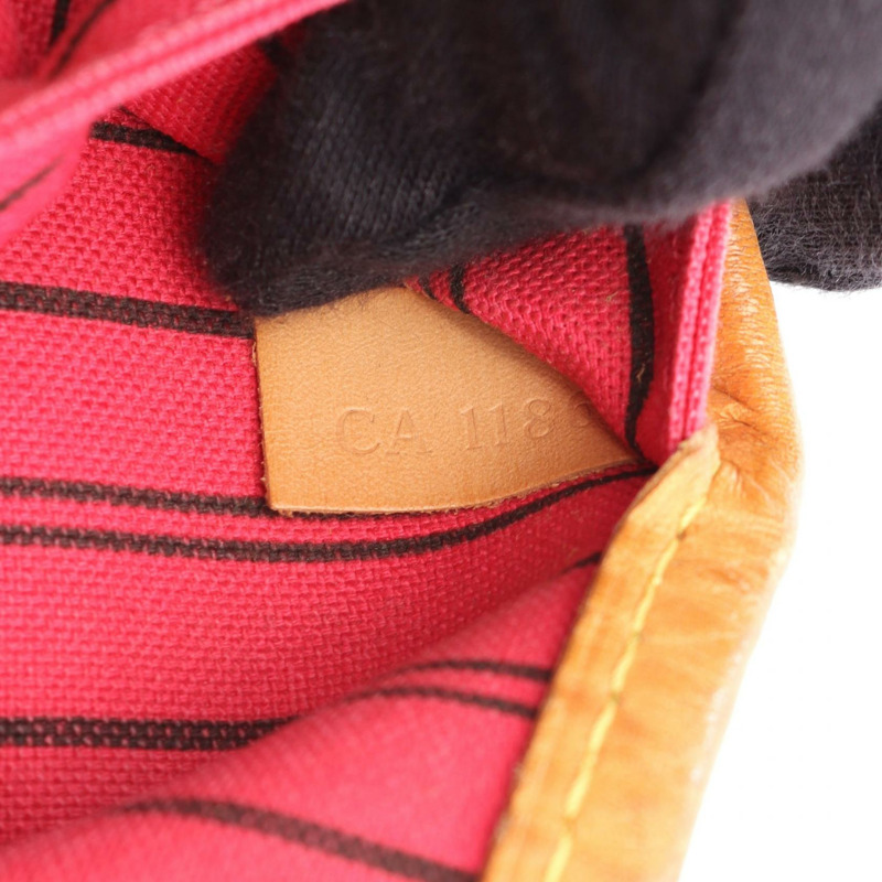 路易威登 Neverfull MM 肩背手提包 M41991 Monogram Bay 棕色 二手 LV-4