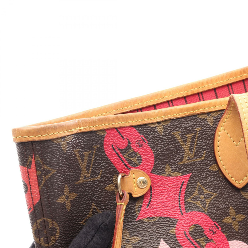 路易威登 Neverfull MM 肩背手提包 M41991 Monogram Bay 棕色 二手 LV-6