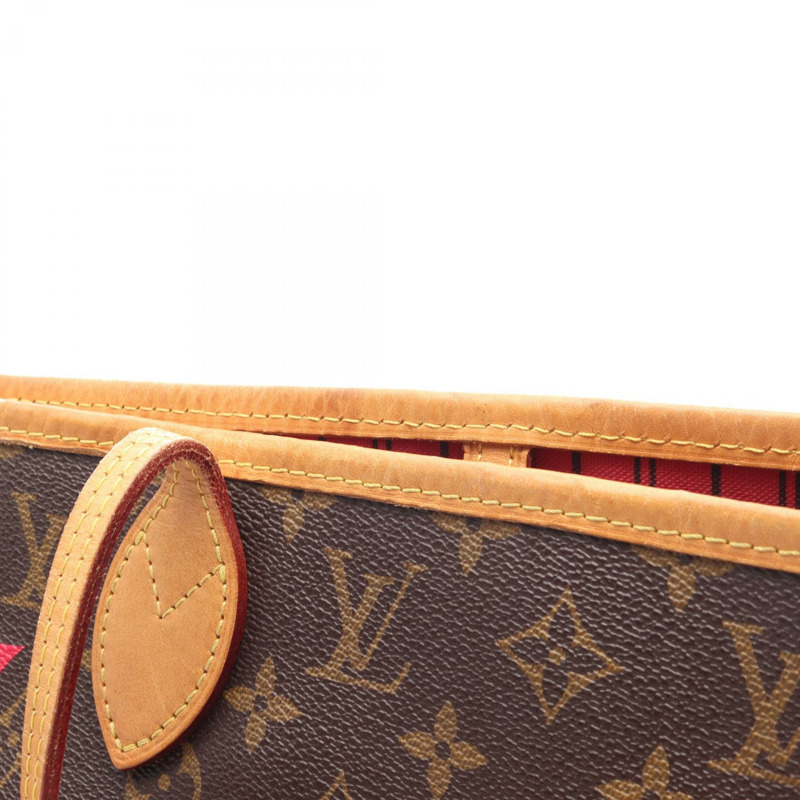 路易威登 Neverfull MM 肩背手提包 M41991 Monogram Bay 棕色 二手 LV-7