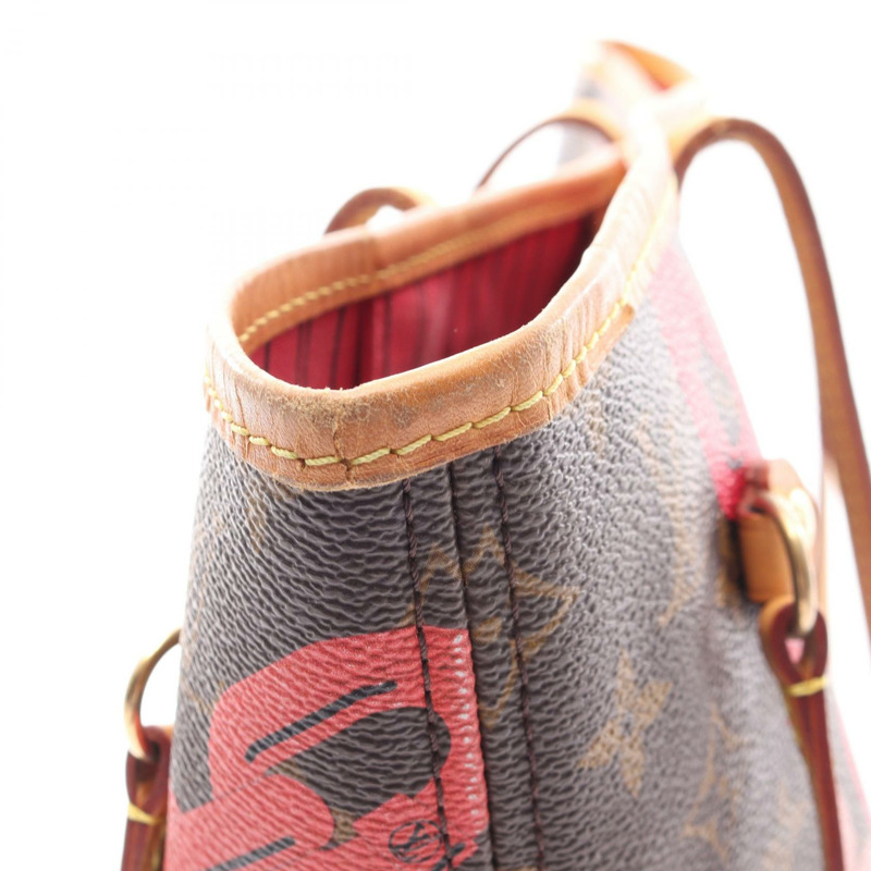 路易威登 Neverfull MM 肩背手提包 M41991 Monogram Bay 棕色 二手 LV-8