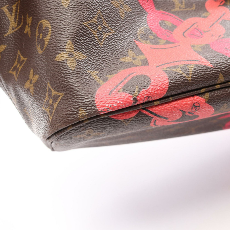 路易威登 Neverfull MM 肩背手提包 M41991 Monogram Bay 棕色 二手 LV-12