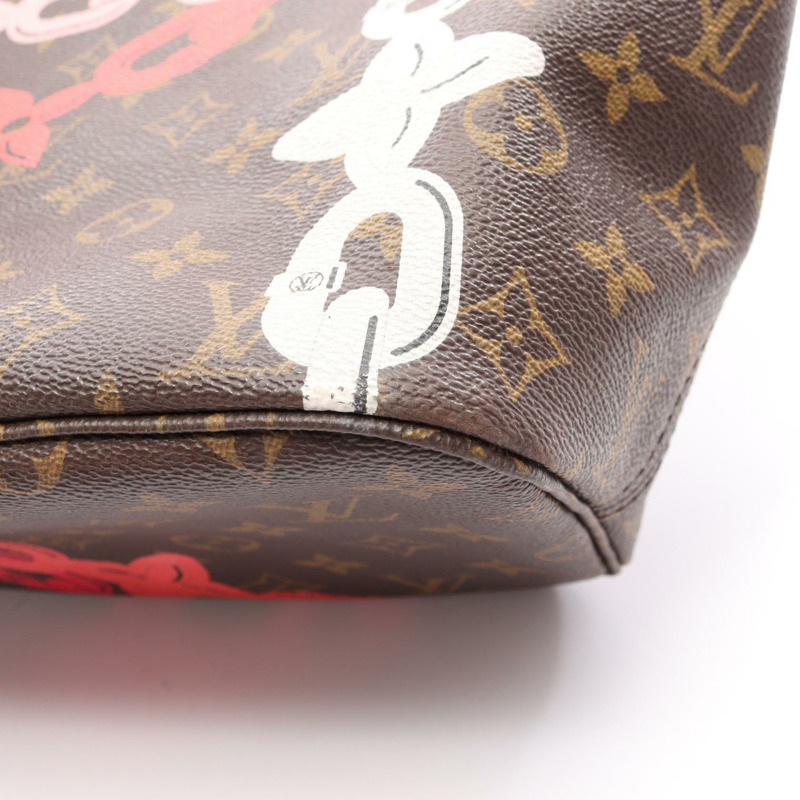 路易威登 Neverfull MM 肩背手提包 M41991 Monogram Bay 棕色 二手 LV-13