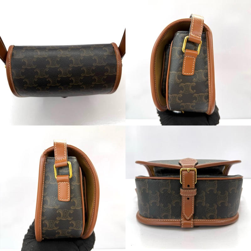 CELINE 老花TRIOMPHE MEDIUM FOLCO 斜背包 W-CE-3280-3