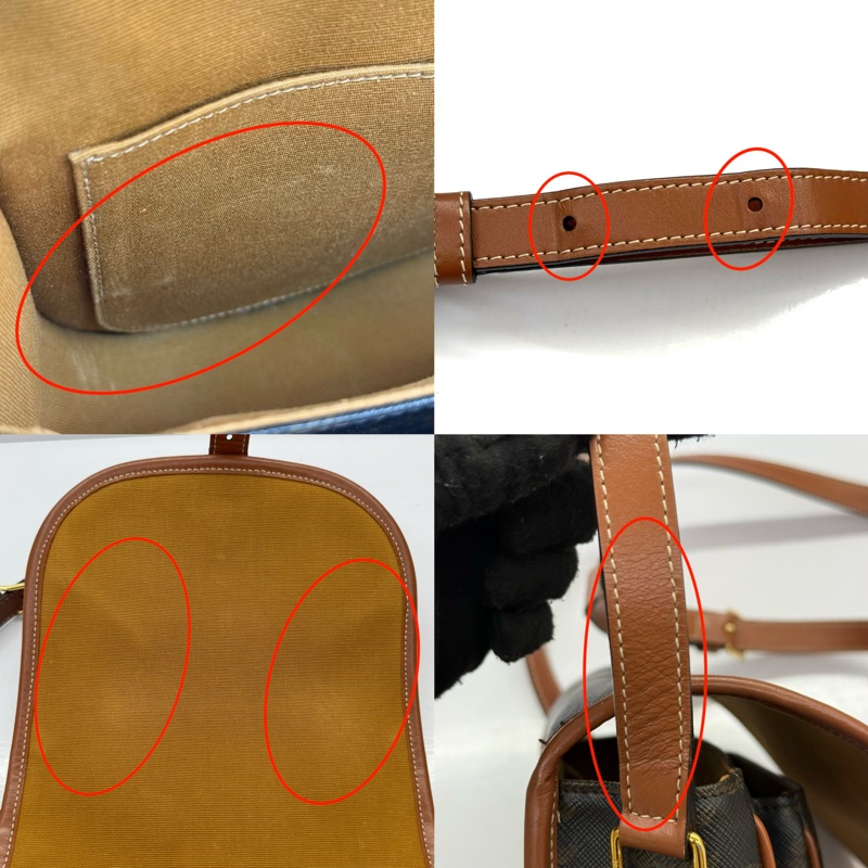 CELINE 老花TRIOMPHE MEDIUM FOLCO 斜背包 W-CE-3280-8