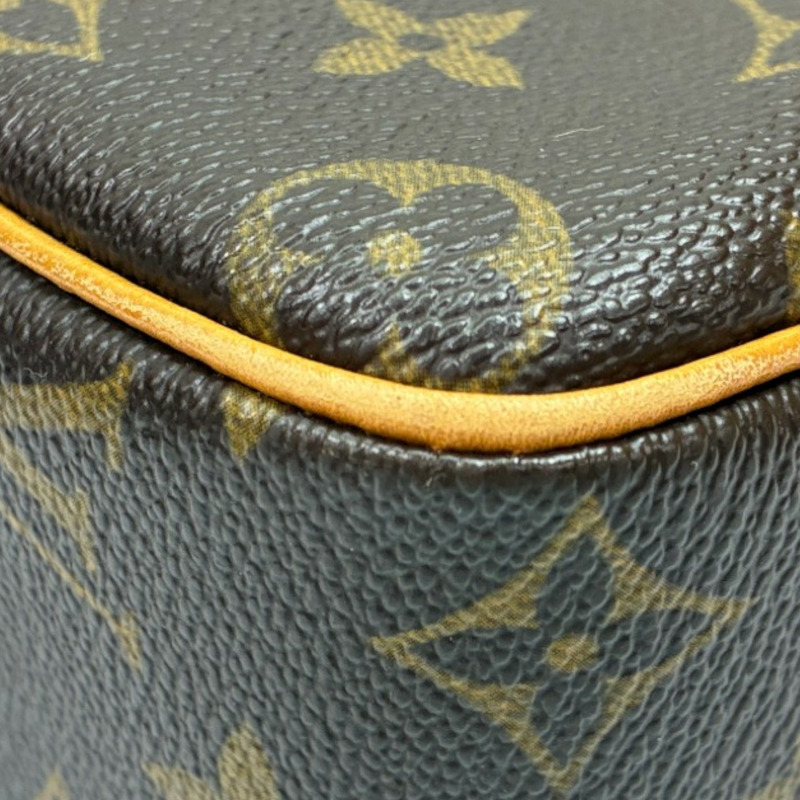 棕色 原花 帆布 Cite MM 肩背包【LOUIS VUITTON LV 路易威登】 M51182-7