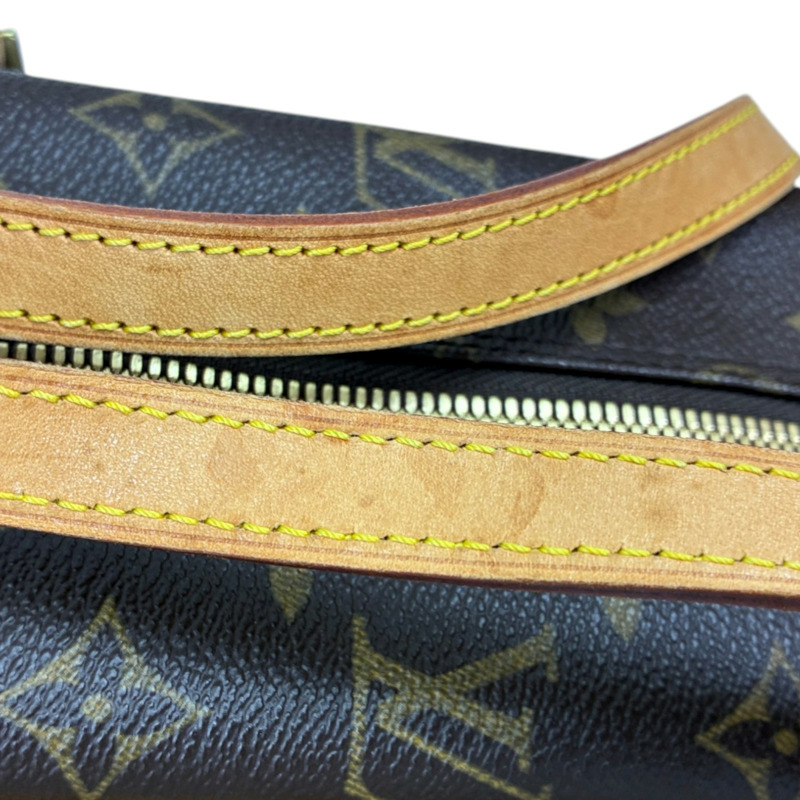 棕色 原花 帆布 Cite MM 肩背包【LOUIS VUITTON LV 路易威登】 M51182-13