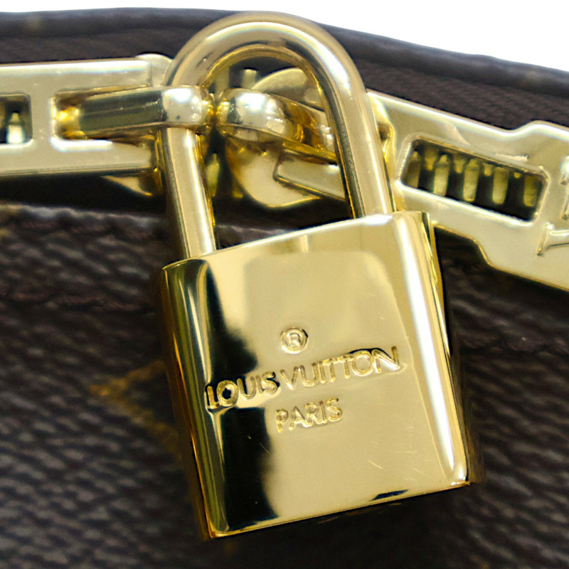 棕色 原花帆布 Speedy Bandouliere 25 兩用包【LOUIS VUITTON LV 路易威登】 M46977-7