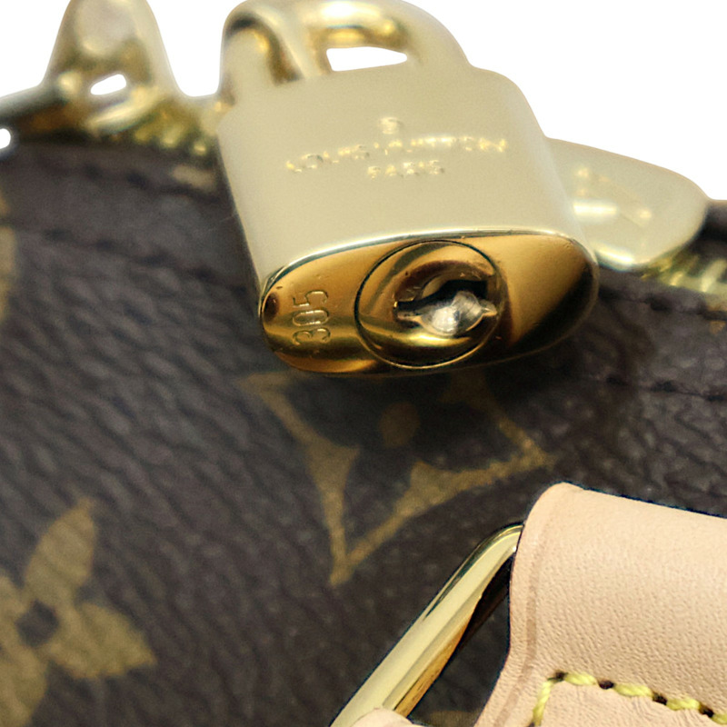 棕色 原花帆布 Speedy Bandouliere 25 兩用包【LOUIS VUITTON LV 路易威登】 M46977-16