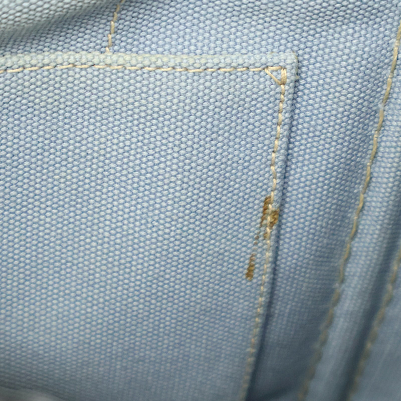 藍色 帆布 Canapa 兩用包【PRADA 普拉達】 1BG439-15