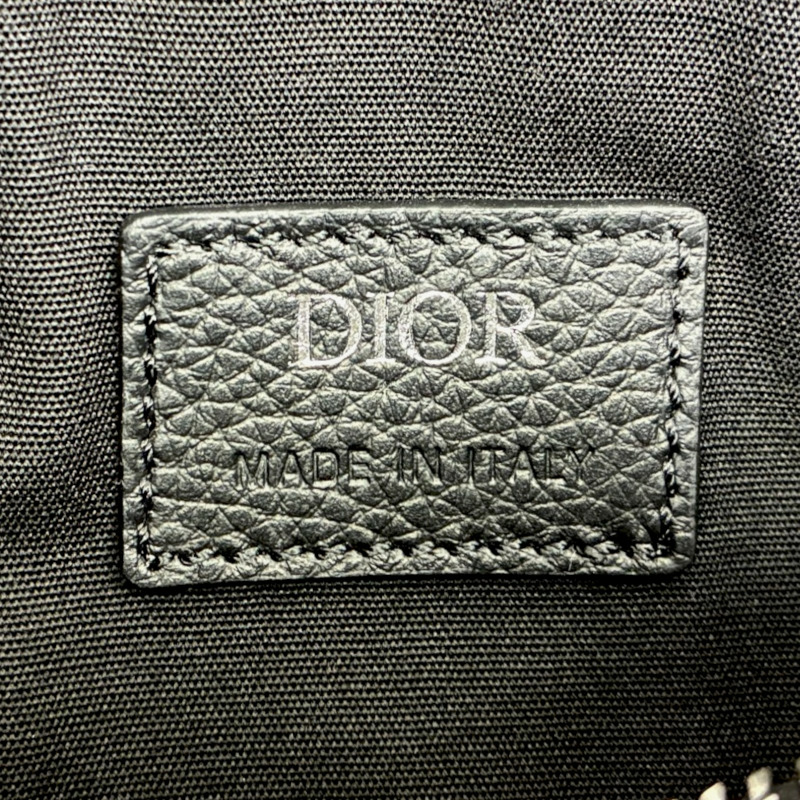黑/白/藍色 帆布 牛皮 Roller 兩用包【Dior 迪奧】 1ADPO261YKY-3