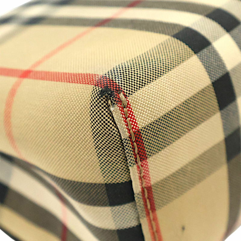 棕色 格紋帆布 Hackberry 肩背包【BURBERRY 巴寶莉】-10