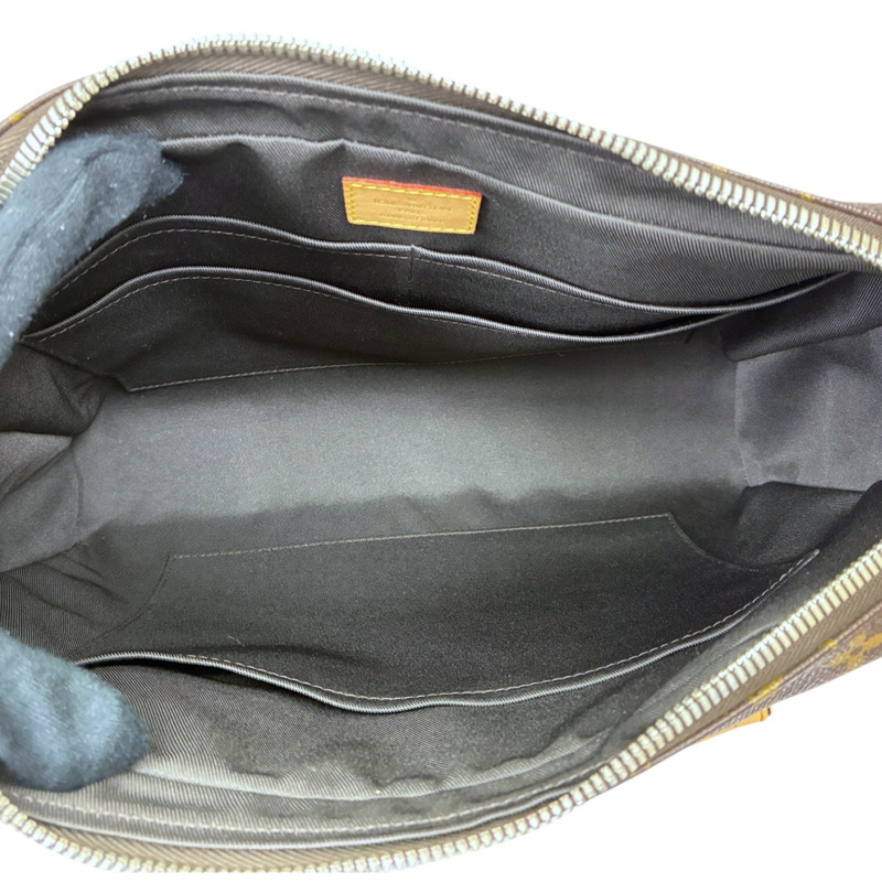 棕色 原花帆布 Horizon 兩用包【LOUIS VUITTON LV 路易威登】 M23219-2