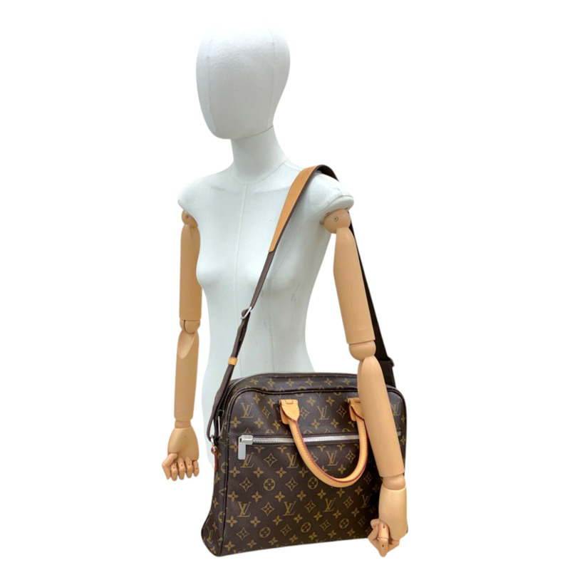 棕色 原花帆布 Horizon 兩用包【LOUIS VUITTON LV 路易威登】 M23219-5