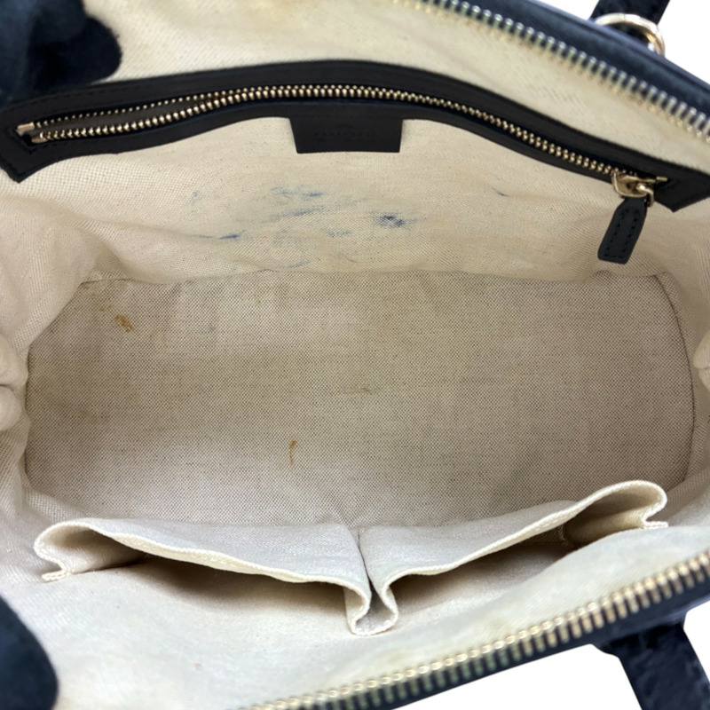 黑色 原花漆皮 Microguccissima Nice Top 兩用包【GUCCI 古馳】 309617-2