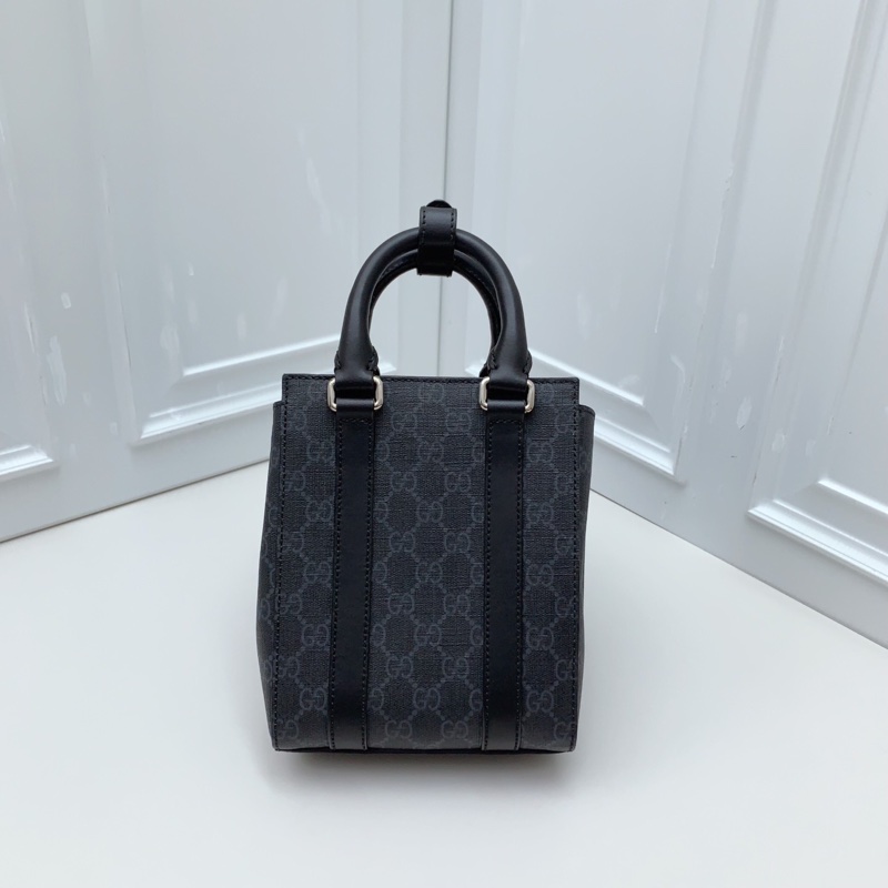 全新 GUCCI 古馳 黑色mini琴譜托特斜挎包-1