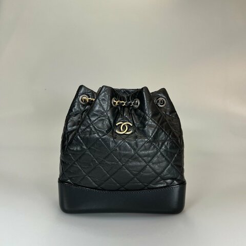 CHANEL 流浪後背包小號 黑 29開