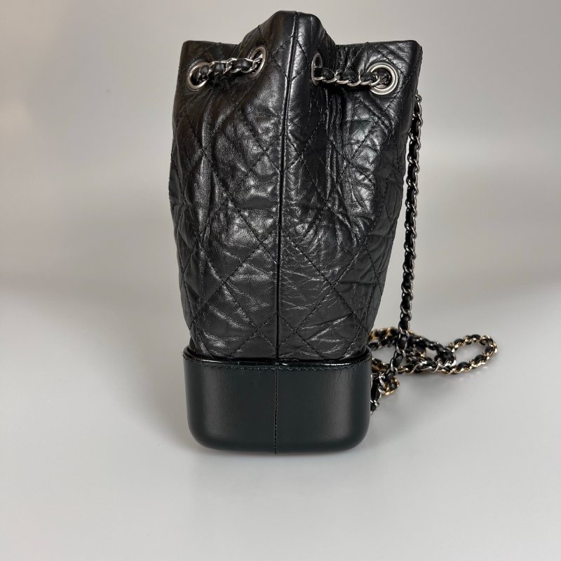 CHANEL 流浪後背包小號 黑 29開-3