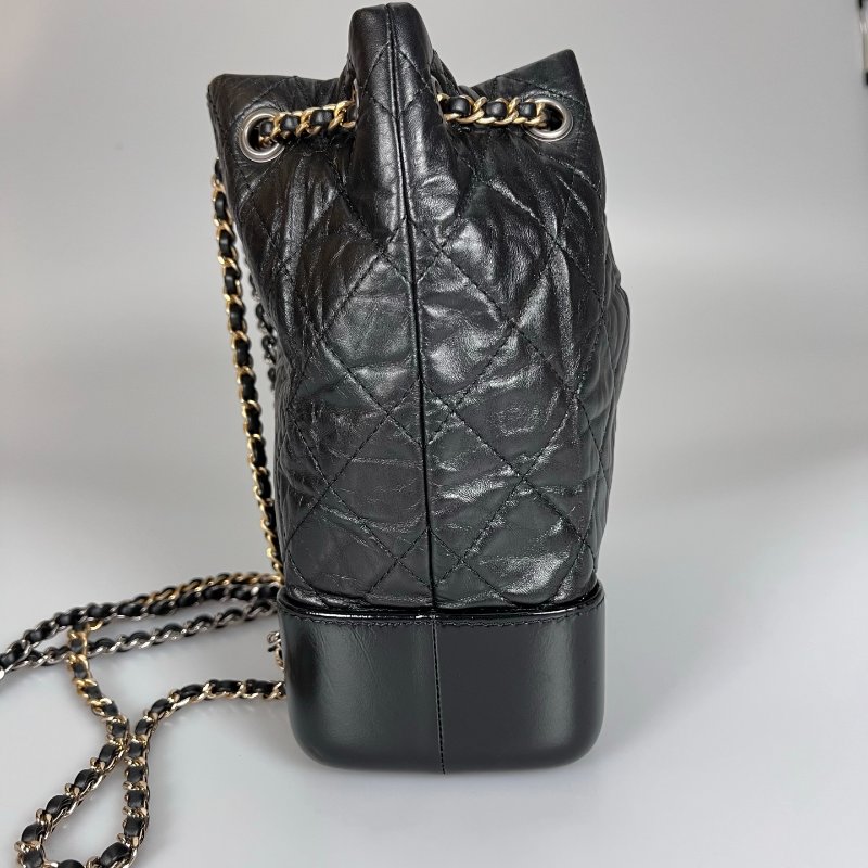 CHANEL 流浪後背包小號 黑 29開-4