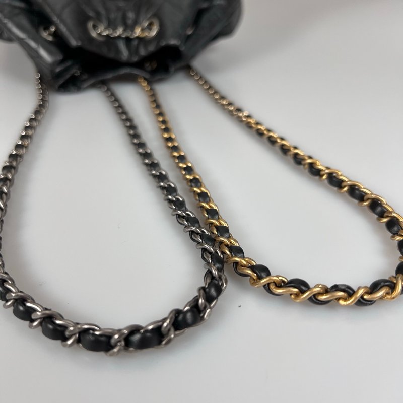 CHANEL 流浪後背包小號 黑 29開-13