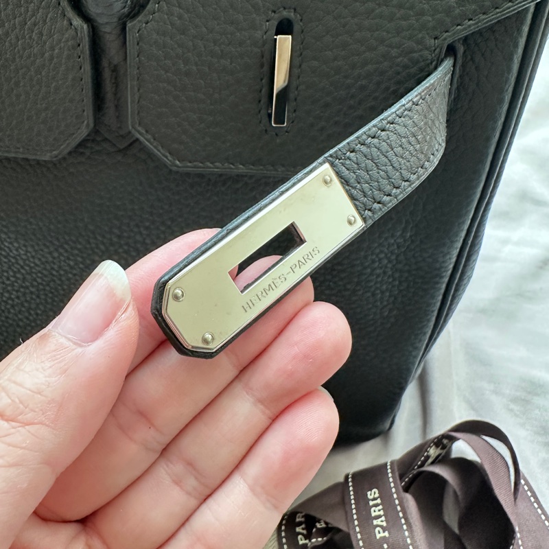 🖤 Hermes Birkin 35 Togo黑銀|超完整大全套自用送禮皆可-6