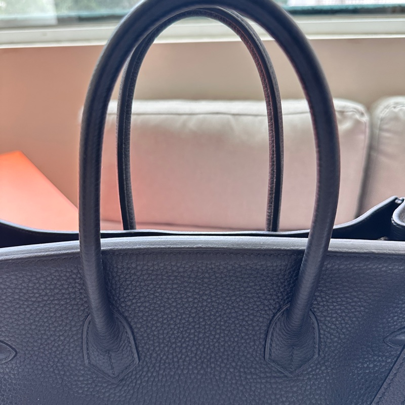 🖤 Hermes Birkin 35 Togo黑銀|超完整大全套自用送禮皆可-12