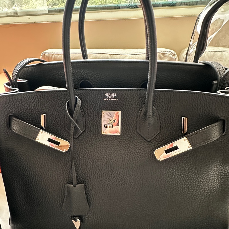 🖤 Hermes Birkin 35 Togo黑銀|超完整大全套自用送禮皆可-17