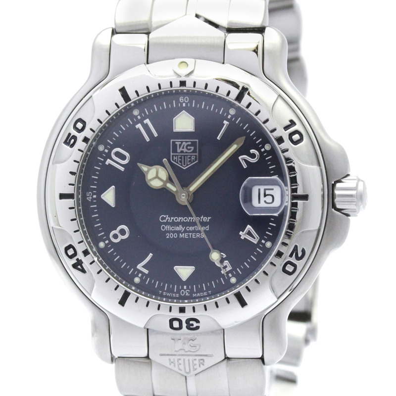 TAG HEUER 6000 天文台認證精鋼自動男士腕錶 WH5113 拋光-0