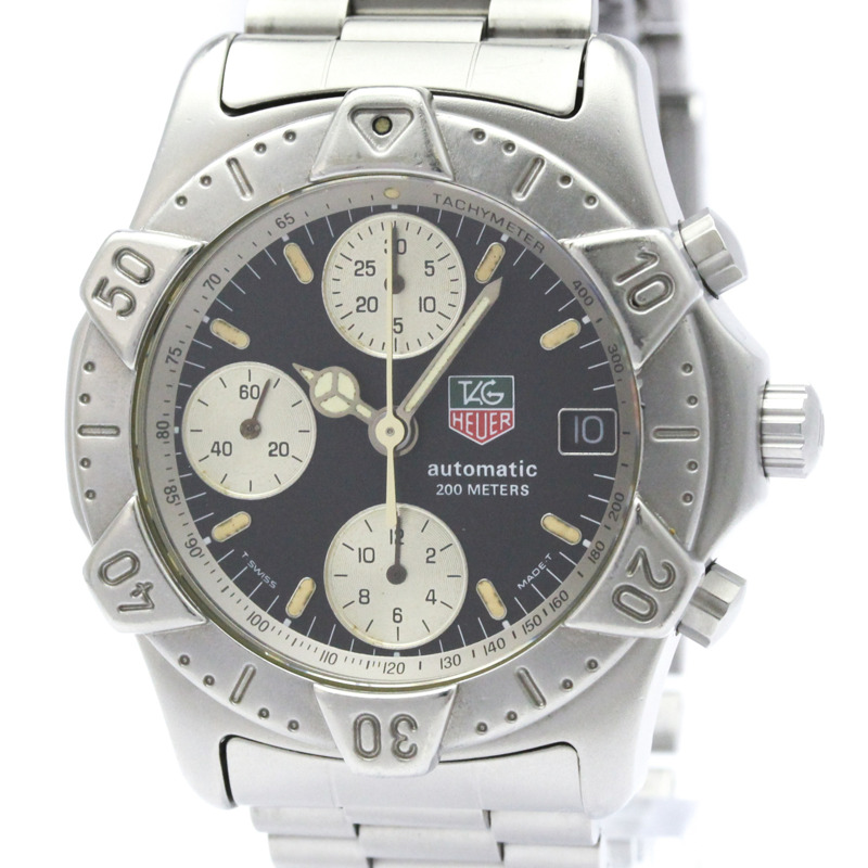 TAG HEUER 豪雅計時潛水錶 精鋼自動男士腕錶 740.306-0