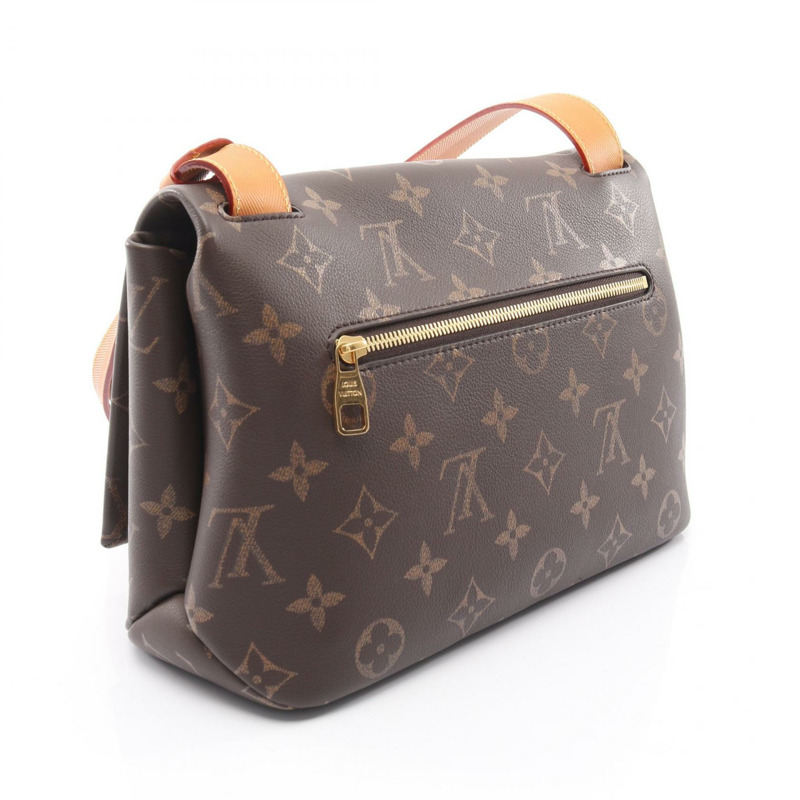 路易威登 Takeout 斜背包 M28113 Monogram 帆布皮革二手-1