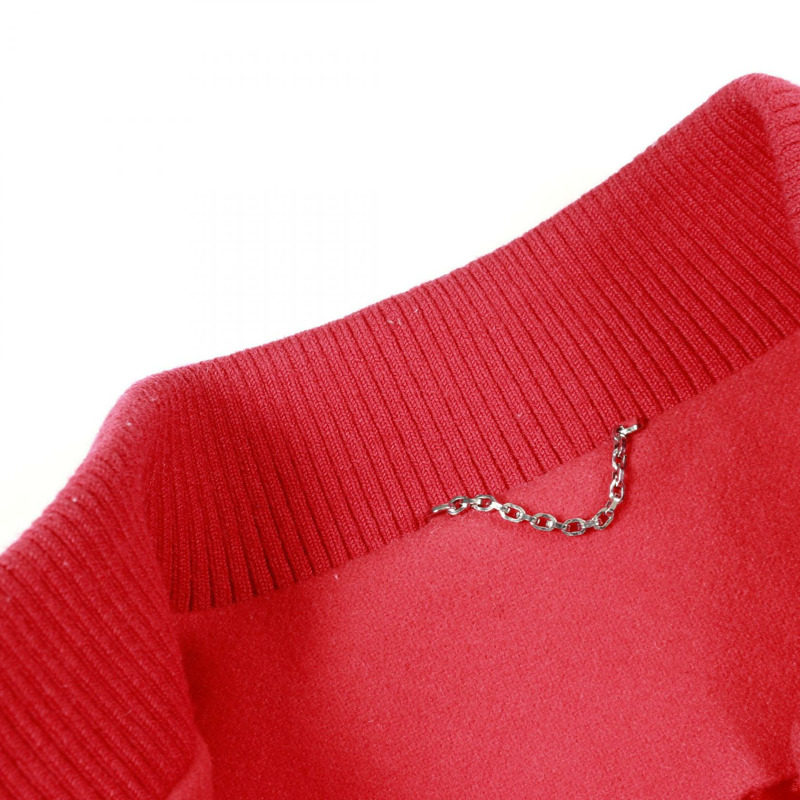 路易威登刺繡羊毛皮夾克,紅白配色,二手男士58碼-6