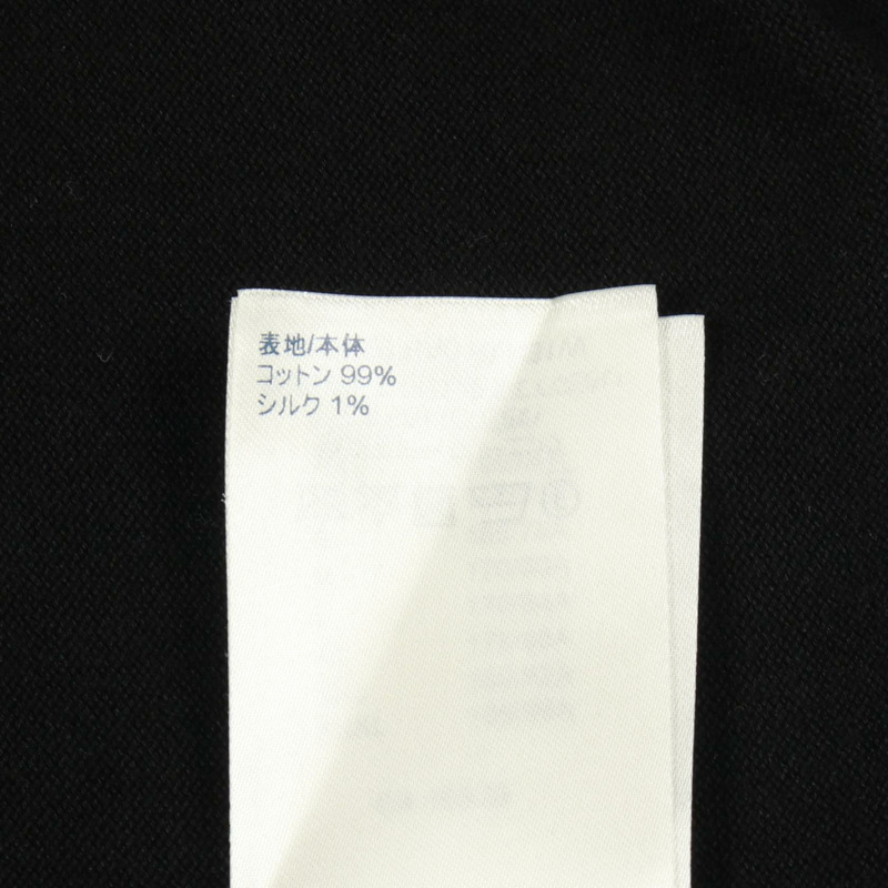 路易威登 (LOUIS VUITTON) Logo針織短袖毛衣,純棉材質,黑白配色,二手男款,尺寸S-3