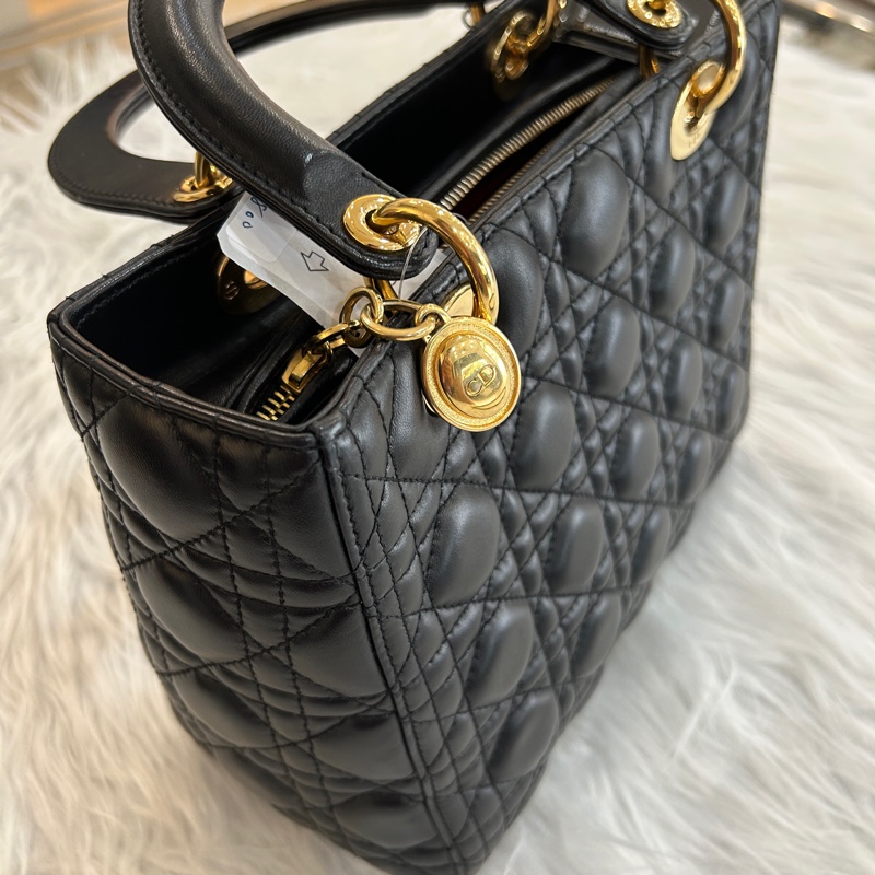 Dior Lady Dior 黑色 黛妃包-1
