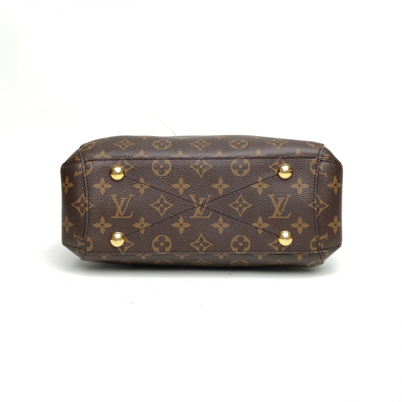 LOUIS VUITTON Montaigne蒙田BB老花PVC金扣肩背包2018-3
