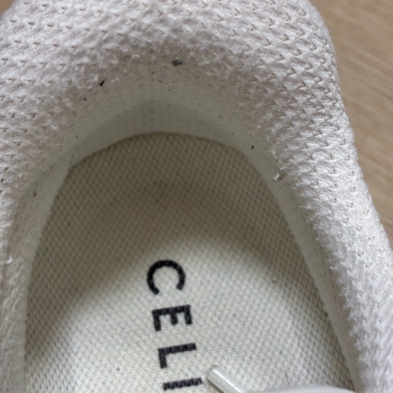 Celine 白色運動鞋 黑白配 C字母+凱旋門-12