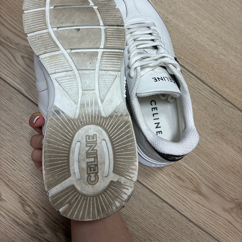 Celine 白色運動鞋 黑白配 C字母+凱旋門-30