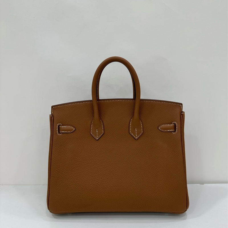 Hermes 愛馬仕 Birkin25金棕銀togo皮 K刻 原購證-2