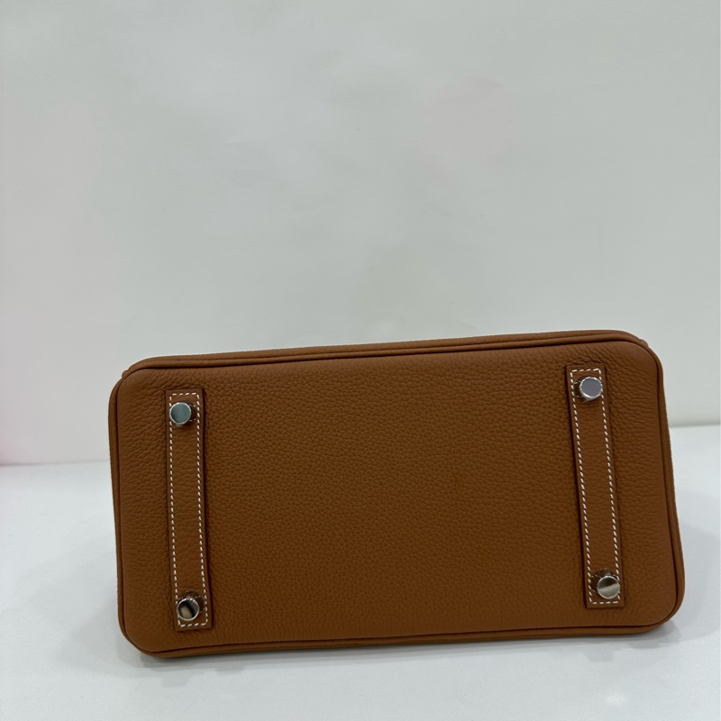 Hermes 愛馬仕 Birkin25金棕銀togo皮 K刻 原購證-5