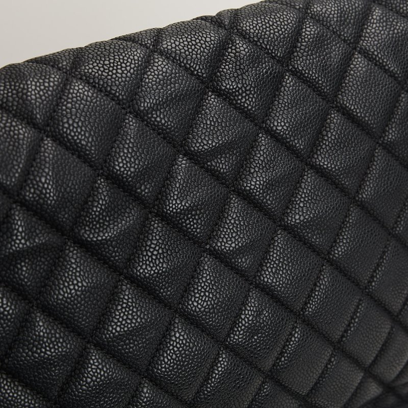 二手Chanel 南瓜機場包/黑金-9