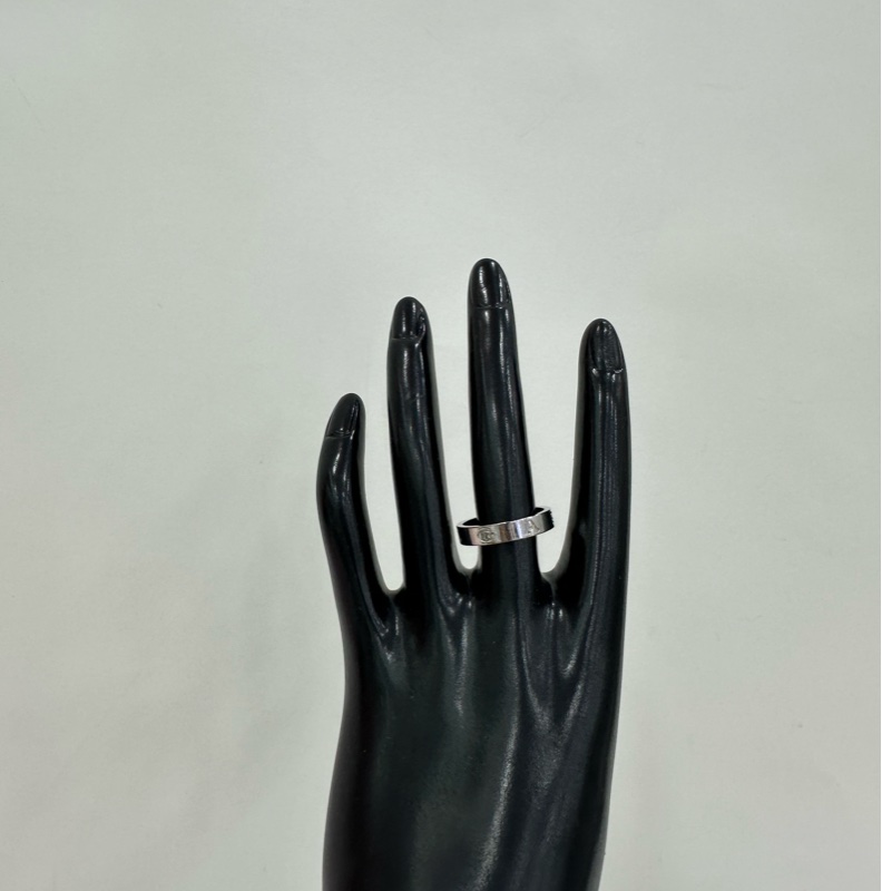 BVLGARI寶格麗 B.zero1 essential系列 18k白金戒指 圈口53號-4