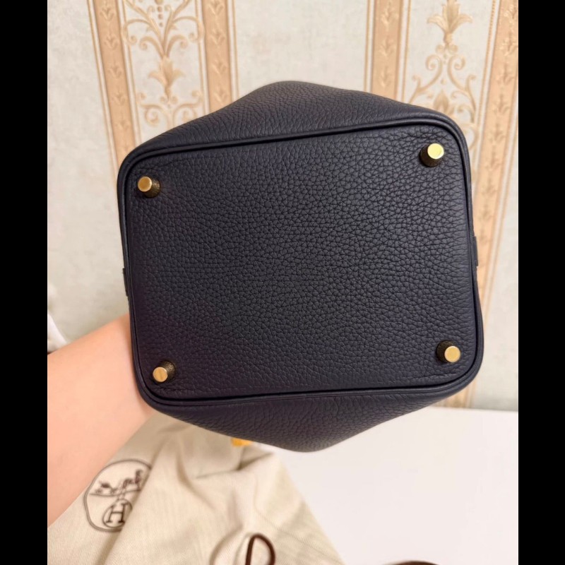 Hermes Picotin 18
水冰藍金扣-1