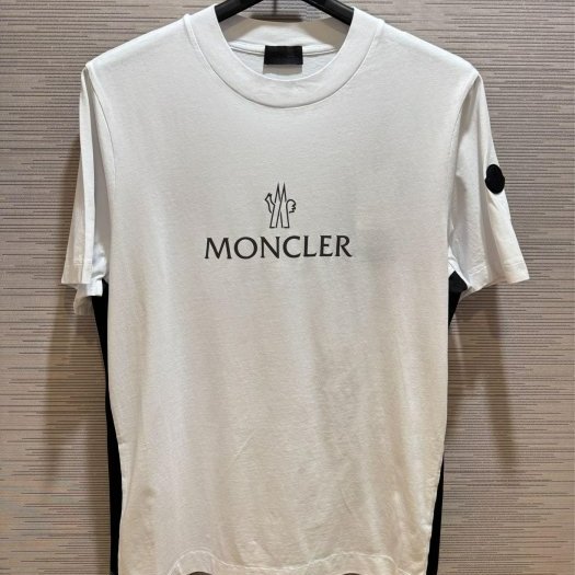 💎Han's house精品服飾💎moncler 拼接 短 T 男女共穿 現貨 S 原價12000-1